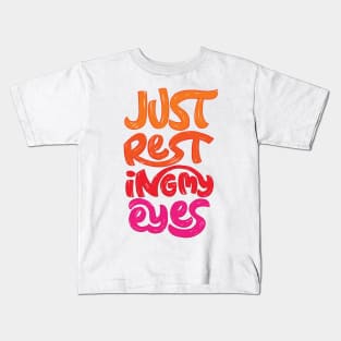 Just Resting My Eyes Kids T-Shirt